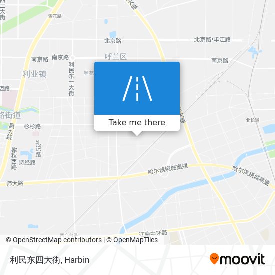 利民东四大街 map