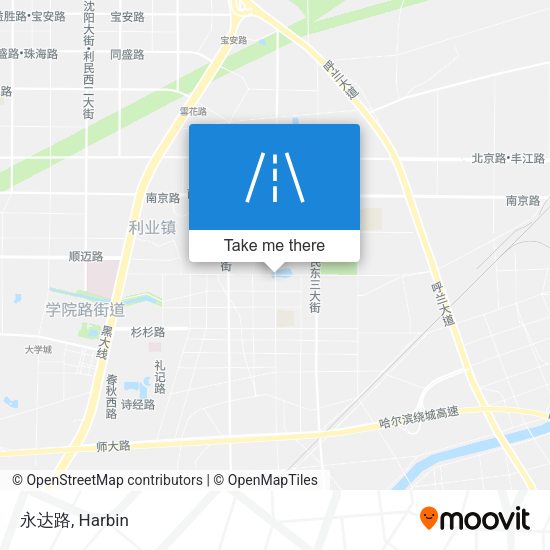 永达路 map