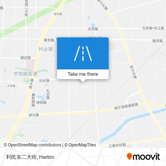 利民东二大街 map