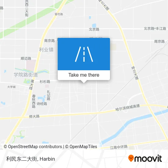 利民东二大街 map