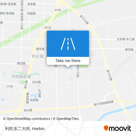 利民东二大街 map