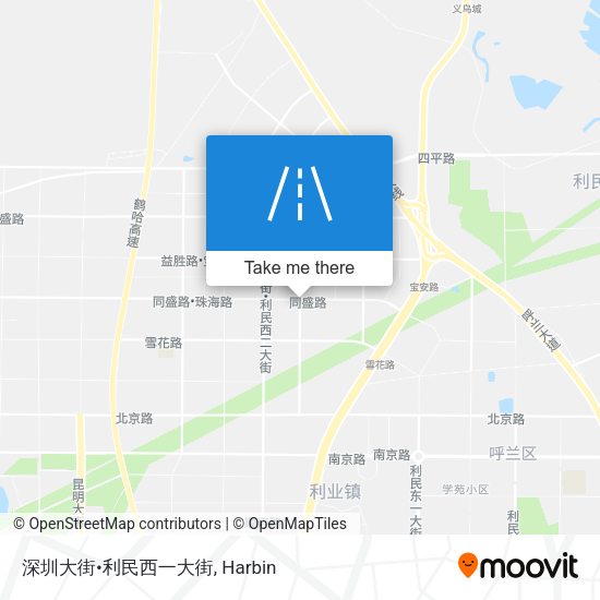 深圳大街•利民西一大街 map