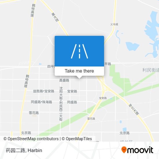 药园二路 map