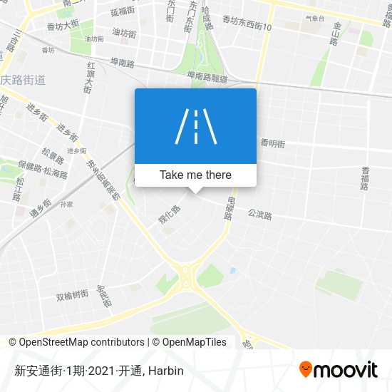 新安通街·1期·2021·开通 map