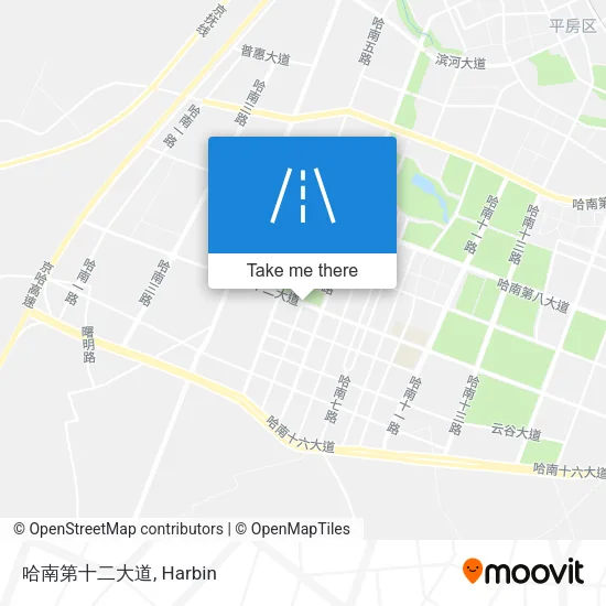 哈南第十二大道 map