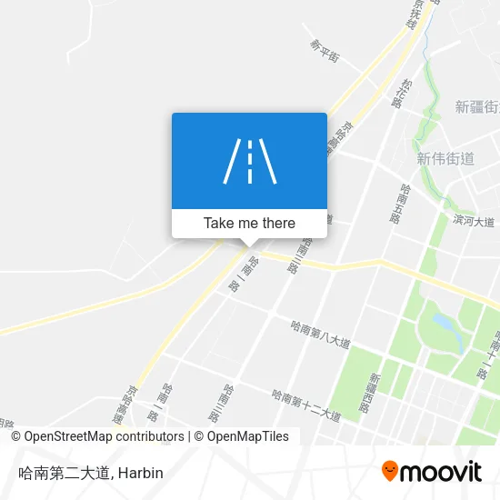 哈南第二大道 map