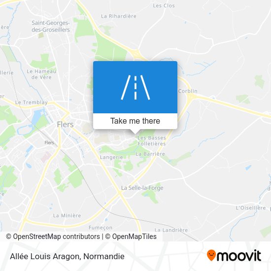 Allée Louis Aragon map