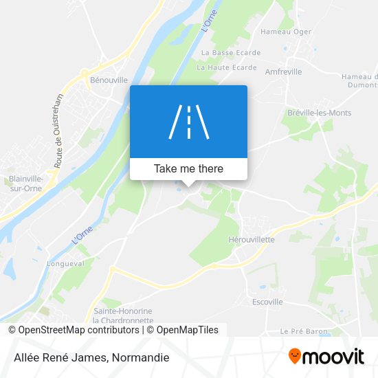 Allée René James map