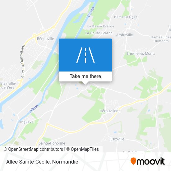 Allée Sainte-Cécile map