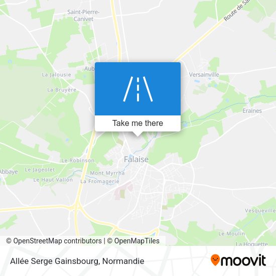 Allée Serge Gainsbourg map