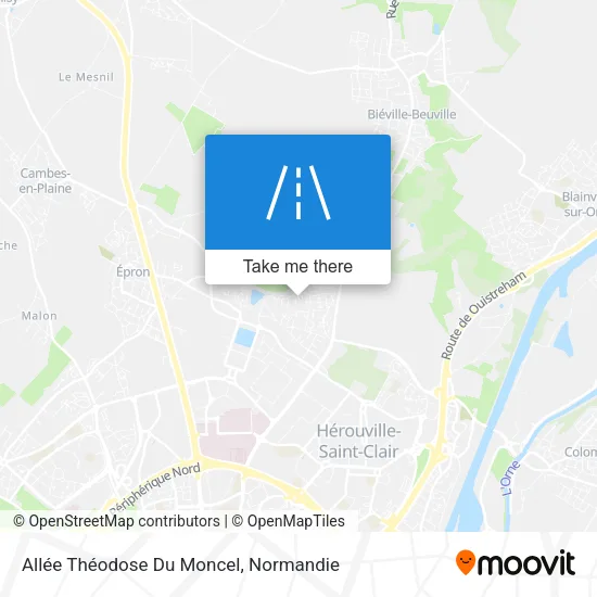 Allée Théodose Du Moncel map
