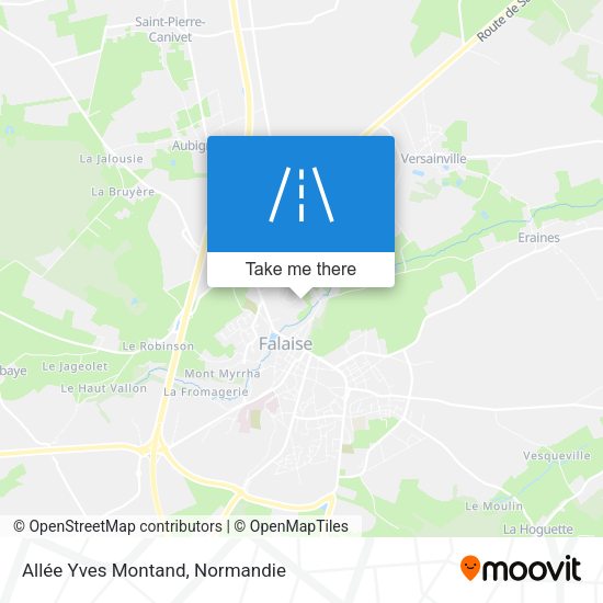 Allée Yves Montand map
