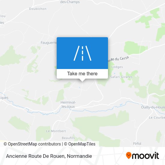Ancienne Route De Rouen map