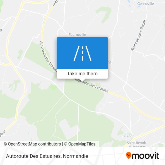 Autoroute Des Estuaires map