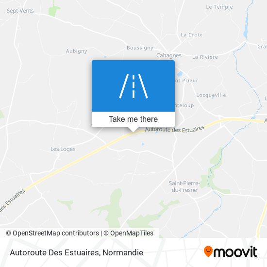 Autoroute Des Estuaires map