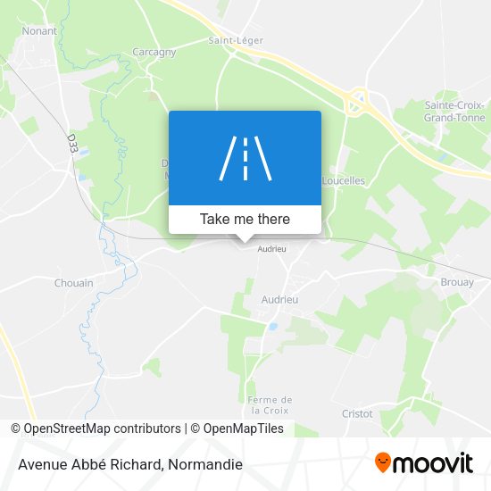 Avenue Abbé Richard map