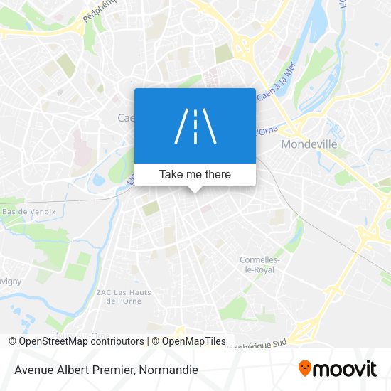 Avenue Albert Premier map
