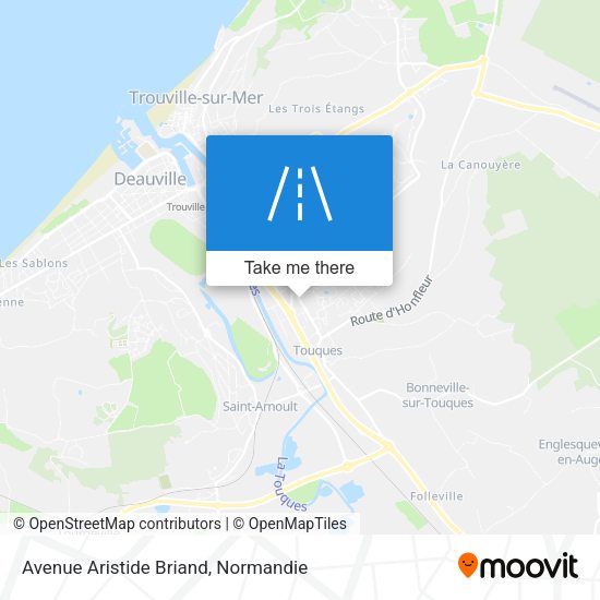 Avenue Aristide Briand map