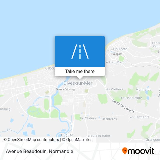 Avenue Beaudouin map