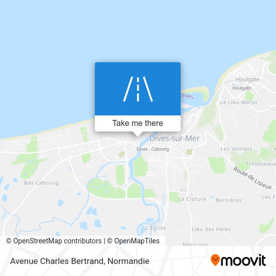 Avenue Charles Bertrand map