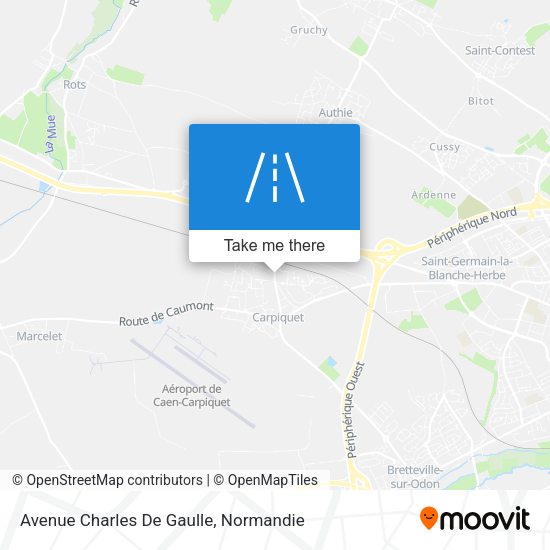 Avenue Charles De Gaulle map