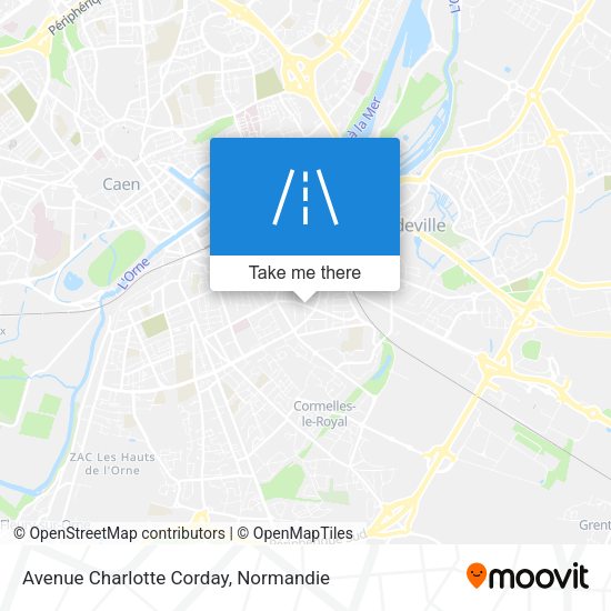 Avenue Charlotte Corday map