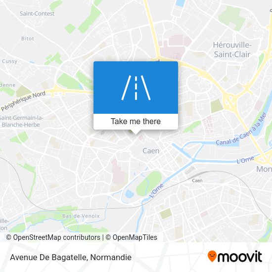Avenue De Bagatelle map