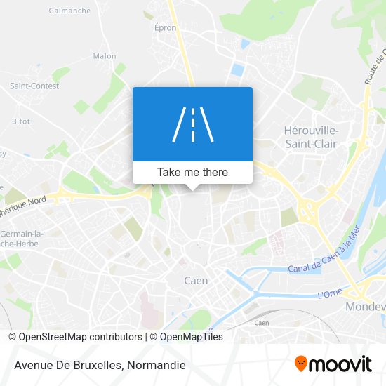 Avenue De Bruxelles map