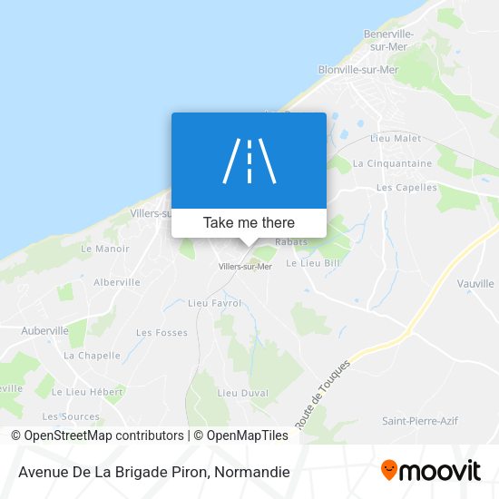 Avenue De La Brigade Piron map