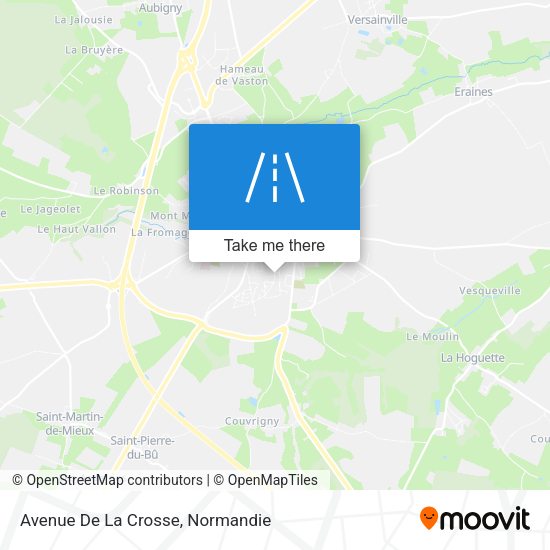 Avenue De La Crosse map