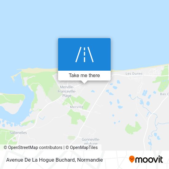 Avenue De La Hogue Buchard map