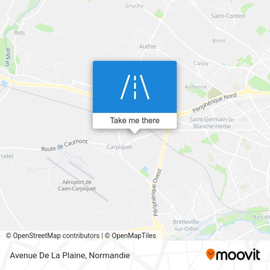 Avenue De La Plaine map