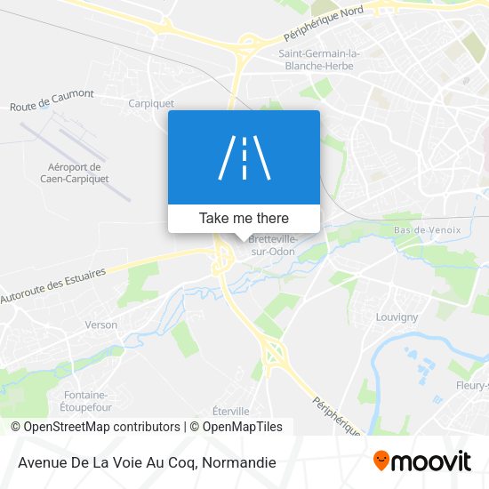 Avenue De La Voie Au Coq map