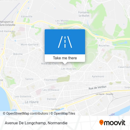 Avenue De Longchamp map