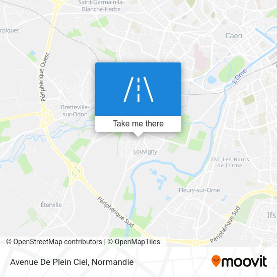 Avenue De Plein Ciel map