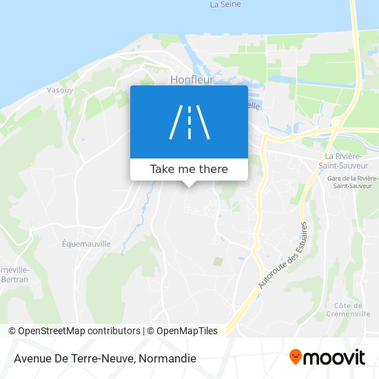Mapa Avenue De Terre-Neuve