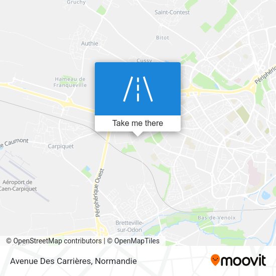 Avenue Des Carrières map