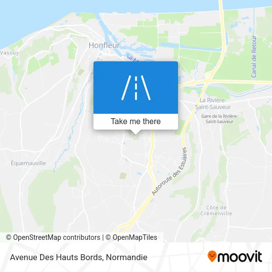 Avenue Des Hauts Bords map