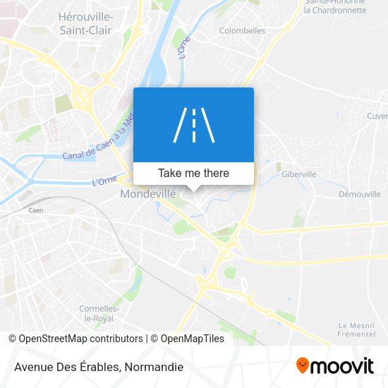 Avenue Des Érables map