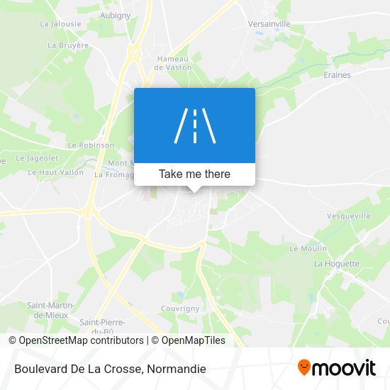 Boulevard De La Crosse map