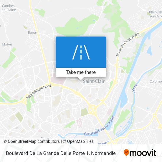 Boulevard De La Grande Delle Porte 1 map