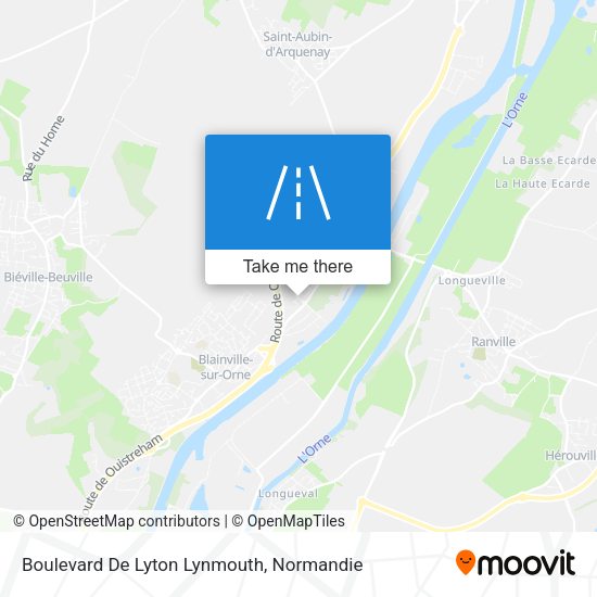 Boulevard De Lyton Lynmouth map