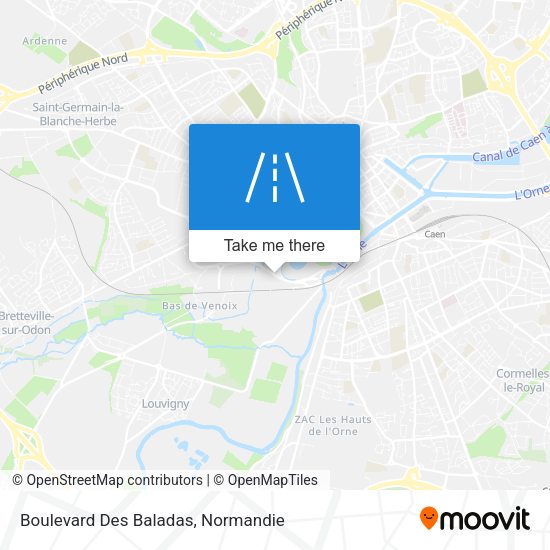 Boulevard Des Baladas map