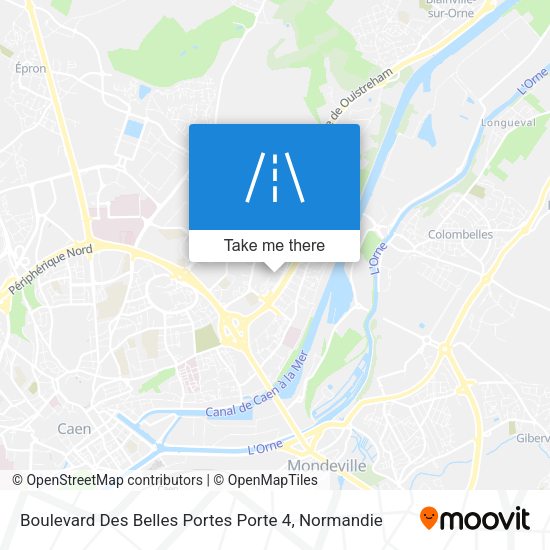 Boulevard Des Belles Portes Porte 4 map
