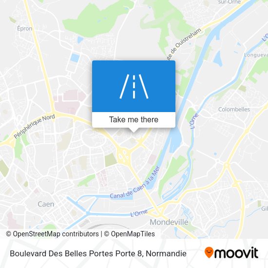 Boulevard Des Belles Portes Porte 8 map