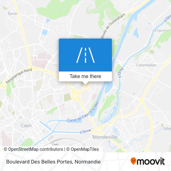 Boulevard Des Belles Portes map