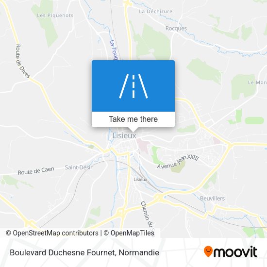 Boulevard Duchesne Fournet map