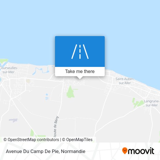 Avenue Du Camp De Pie map