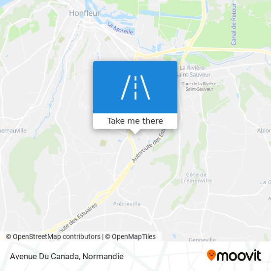 Mapa Avenue Du Canada