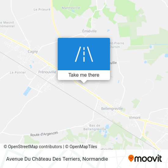 Avenue Du Château Des Terriers map